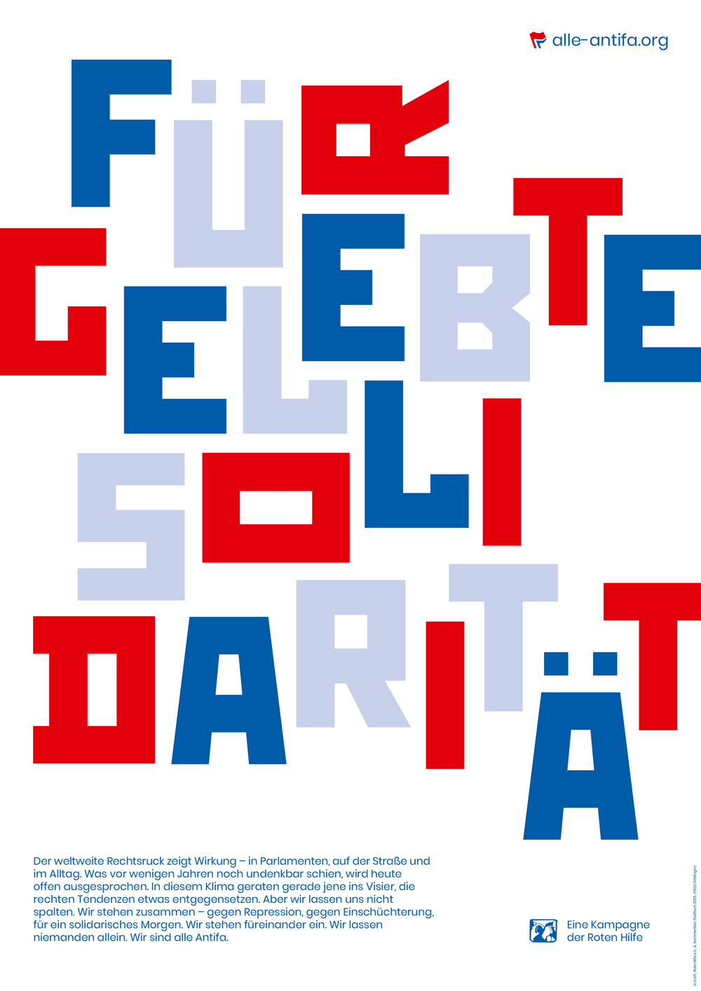 Plakat-Für gelebte Solidarität Plakat-Für gelebte Solidarität