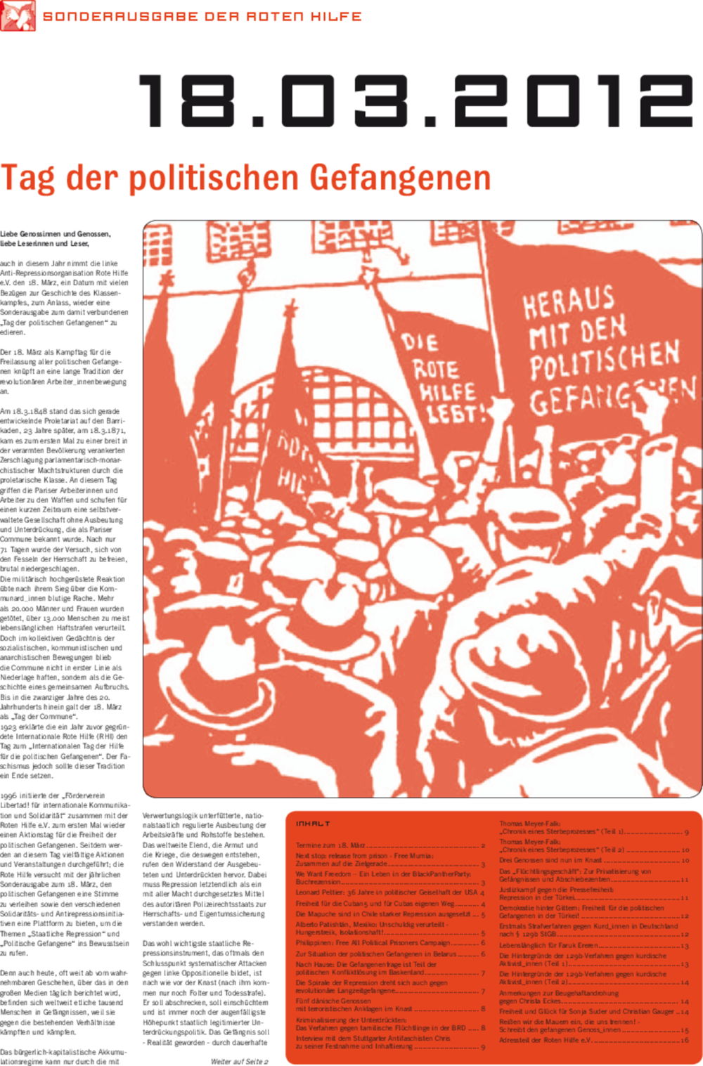 Vorschaubild: RHZ Sonderausgabe 18. März 2012